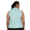 Nancy Lopez Legacy Sleeveless Polo - Aqua