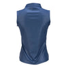 Nancy Lopez Shine sleeveless polo - Navy
