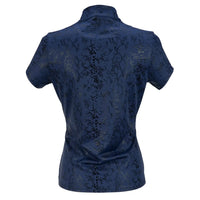 Nancy Lopez Sizzle short sleeved polo - Navy