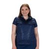 Nancy Lopez Sizzle short sleeved polo - Navy