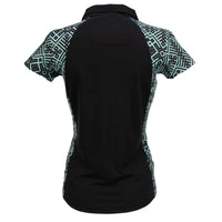 Nancy Lopez Sol short sleeved polo - Black multi