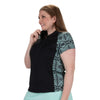 Nancy Lopez Sol short sleeved polo - Black multi