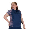 Nancy Lopez Sol short sleeved polo -Navy multi