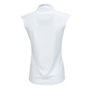 Nancy Lopez Fractal sleeveless polo - White Multi