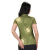 Nancy Lopez Sunny short sleeved polo - Olive Multi