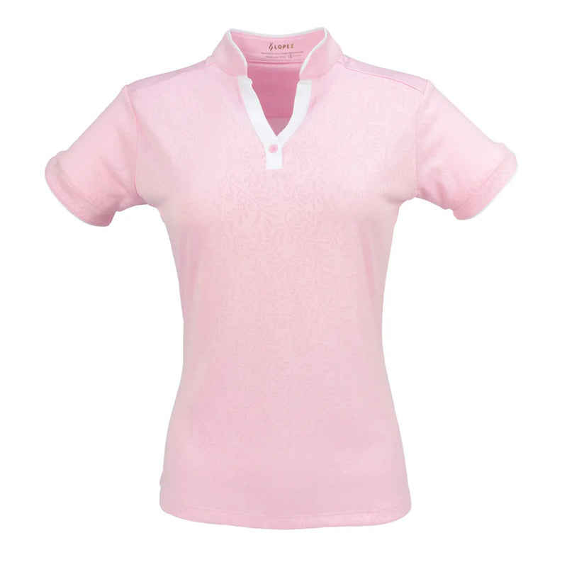 Nancy Lopez Vine short sleeved polo - Burst Multi