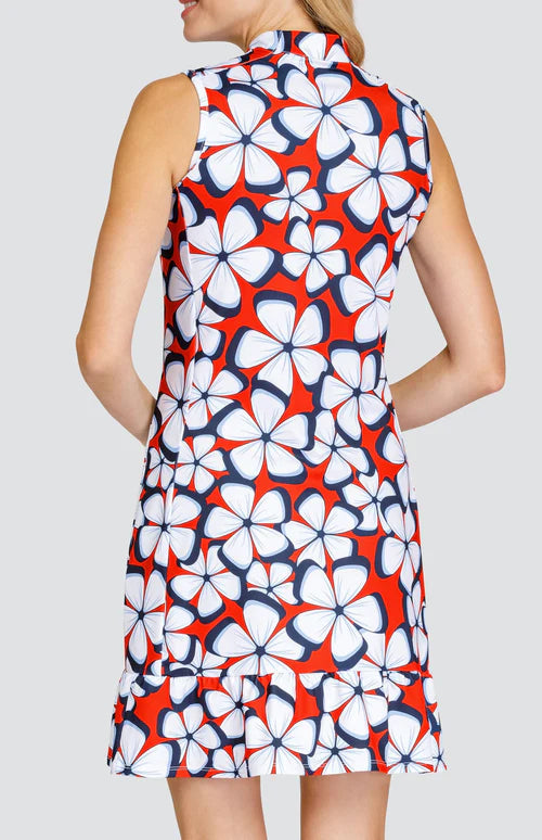 Tail Nefertiti Sleeveless dress 36.5" - Domino Petals