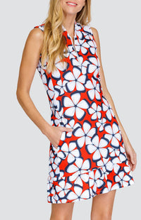 Tail Nefertiti Sleeveless dress 36.5" - Domino Petals