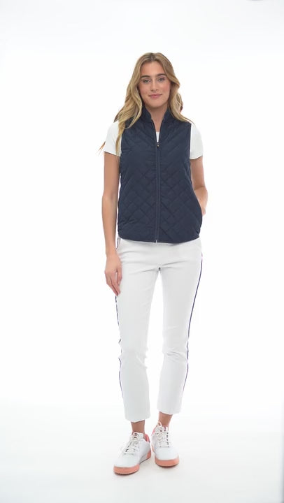 Swing Control quilted vest/gilet - Navy