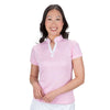Nancy Lopez Vine short sleeved polo - Burst Multi