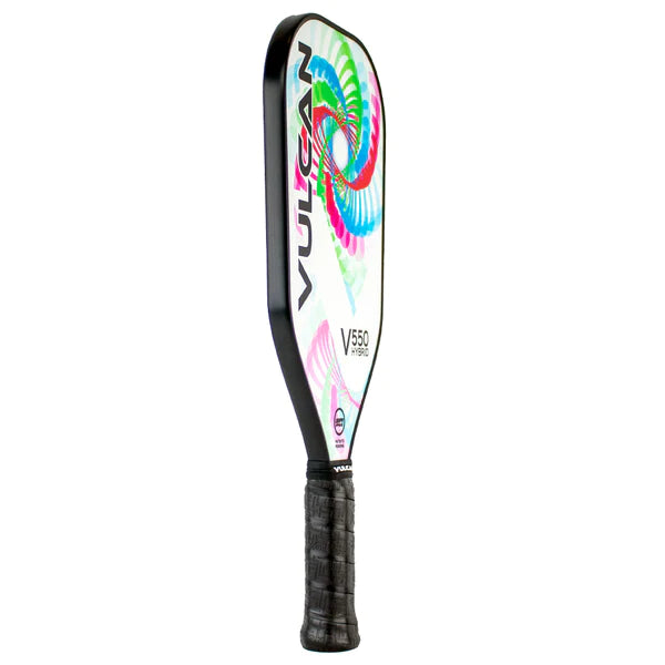 Vulcan V550 Hybrid pickleball paddle - White Entropy