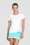 Tail Sibley Short Sleeved Top - White