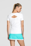 Tail Sibley Short Sleeved Top - White