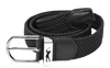 Woven golf belt - Black