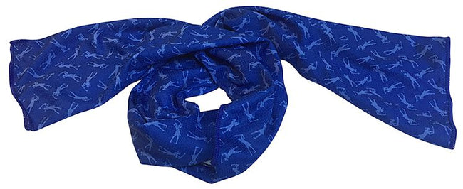Cool scarf/towel - blue