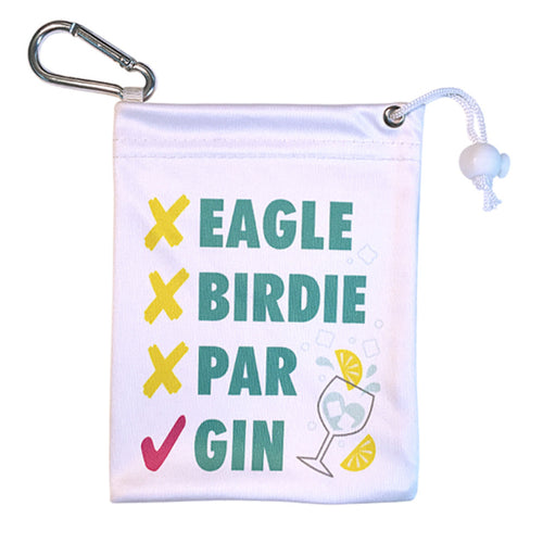 Tee & accessory bag - Eagle, Birdie, Par, Gin