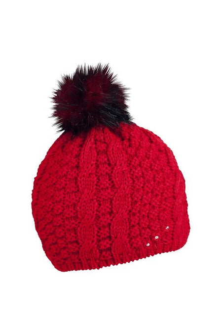 Sabbot Stela bobble hat - Speckled red