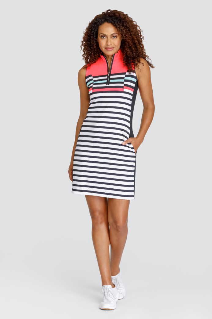 Tail Soleil 36.5" dress - Offset Stripe