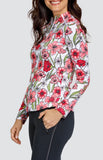 Tail Theola long sleeved top - Strawberry Blossoms