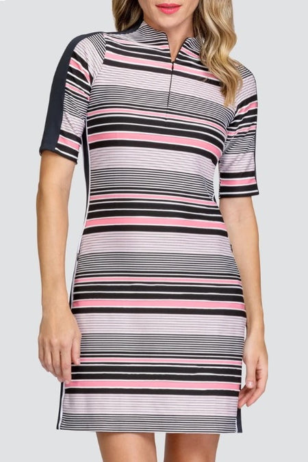 Tail Tyleigh sleeveless dress - Magnetic Stripe (Exclusive collection)
