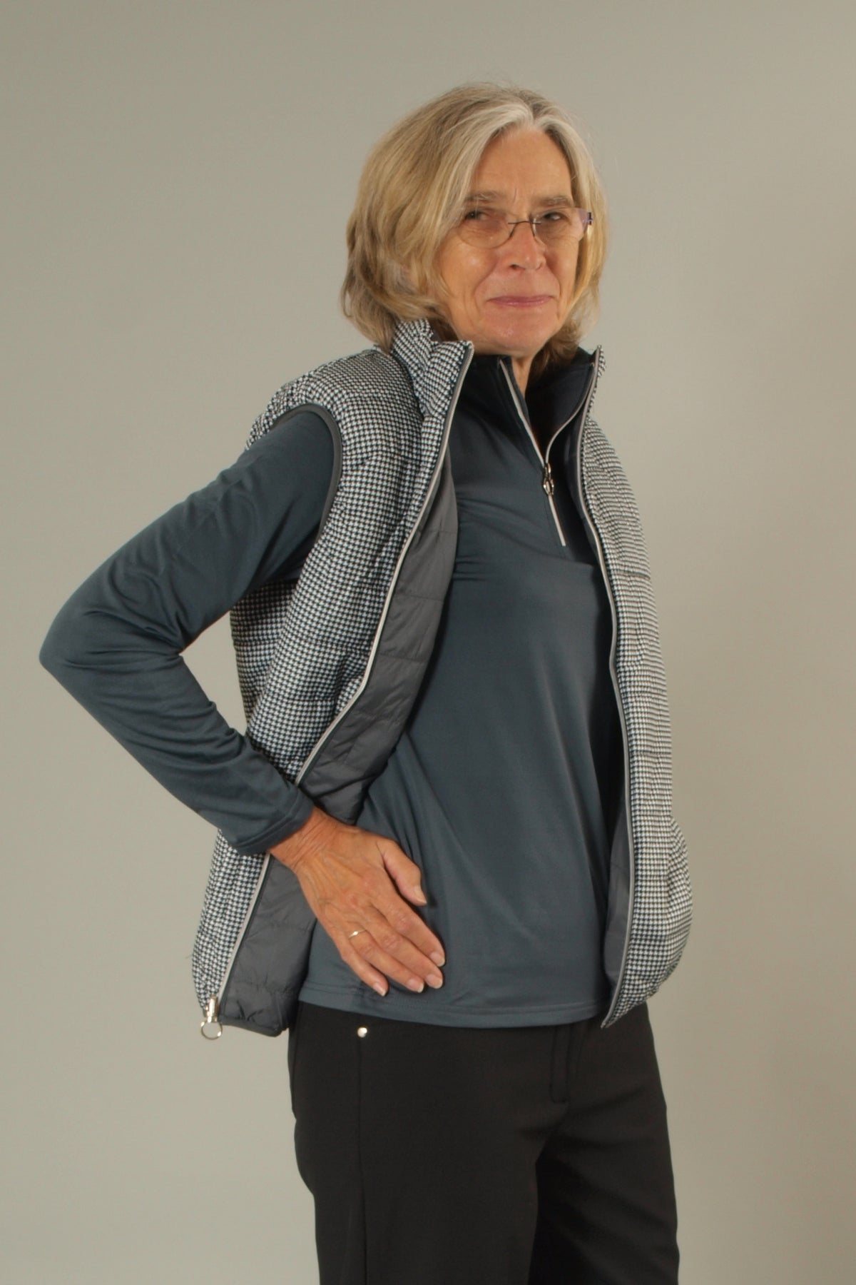 A winner from JRB ladies golf, this ladies golf top is designed in a soft fabric. For great golf clothes for women look no further than this brand. Ladies love wearing golf clothing, especially when it makes you feel stylish. We have ladies golf clothing sales but this stock will be sold before we do.