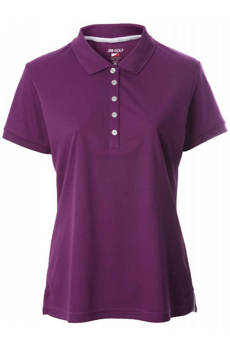 JRB Pique short sleeved polo - Purple
