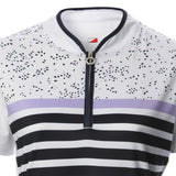 JRB short sleeved shirt - Lavender stripe