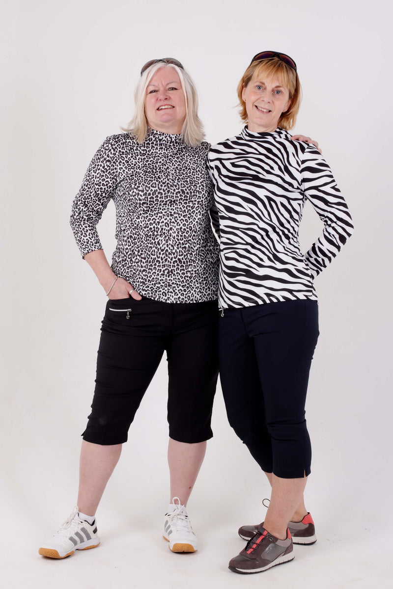 Black City Shorts for lady golfers are the most popular shorts by far.  If you are looking for golf clothes for women then look at these fashionable, stylish black ladies golf shorts. Matched with the JRB Ladies Golf shirts in various stunning designs and you will look amazing when out playing your Daily Sports.