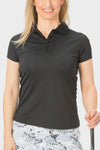 Nancy Lopez Legacy short sleeved polo - Black