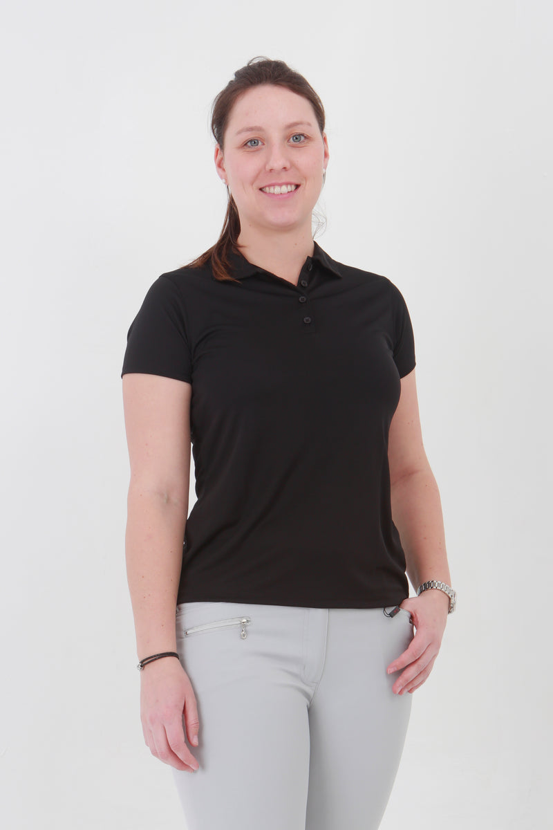 Nancy Lopez Legacy short sleeved polo - Black