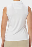 Nancy Lopez Legacy sleeveless polo - White