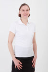 Nancy Lopez Legacy short sleeved polo - White