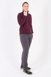 JRB Lined Sweater - Burgundy