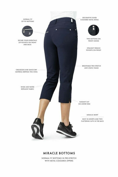Daily Miracle trousers - Navy 32" length (avail in 29" and 34")
