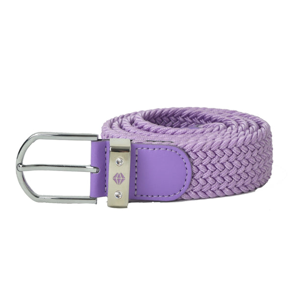 Woven golf belt - Lilac