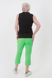 This zip necked ladies golf sleeveless polo feels silky to wear. It has a subtle spot pattern that will give you lady golfers a stylish fashion statement and impress your fellow lady golfers.  There are a number of lady golf polo shirts in the new JRB Ladies Golf range.  Sleeveless and Short Sleeved ladies golf shirts.