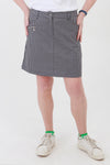 The gingham collection is a winner for lady golfers around the world.  This golfing skirt is similar to a golfing skort but has comfortable inbuilt pants. With the plain pique lady golfer polo tops you will be ready to hit the catwalks as well as the golf courses. Women golfers will love this for their daily sports.