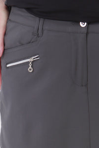 Golfing ladies, we know you're going to love this ladies golf skort. If you are looking for golf clothes for women then look at these fashionable, gun metal grey ladies golf skort. Matched with the JRB Ladies Golf shirts in various stunning designs and you will look amazing when out playing your Daily Sports.