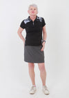 Golfing ladies, we know you're going to love this ladies golf skort. If you are looking for golf clothes for women then look at these fashionable, gun metal grey ladies golf skort. Matched with the JRB Ladies Golf shirts in various stunning designs and you will look amazing when out playing your Daily Sports.