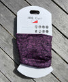 JRB Snood - Black/Purple Orchid dash