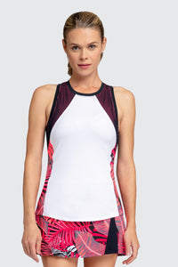 Tail  Helena Racerback Tank - White