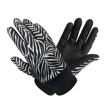 Suitably Sporty Golf Glove - Black Polka