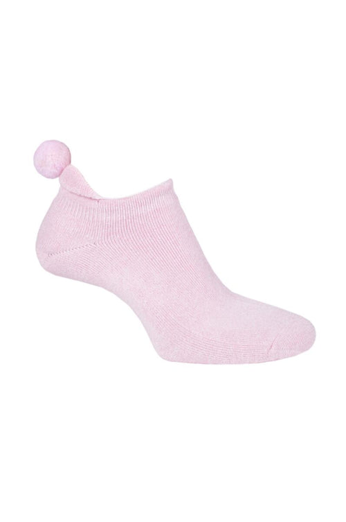 Glenmuir Pom Pom socks - pink