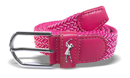 Woven golf belt - Pink