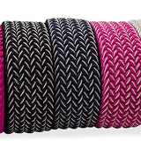 Two tone Woven golf belt - Pink and White