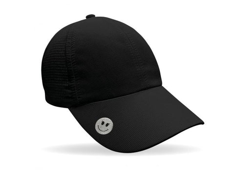 Magnetic soft fabric Golf Cap - Black