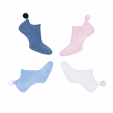 Pom pom 2025 trainer socks