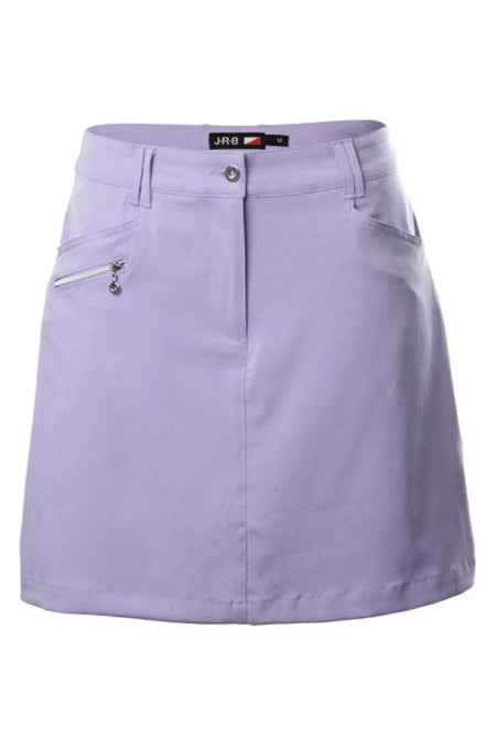 JRB 1/4 zipped summer long sleeved top - White, navy & Lavender