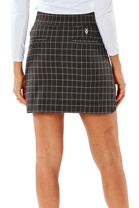 Nancy Lopez 18" Ace skort - Black check multi