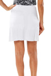 Nancy Lopez 18" Flirty skort - White